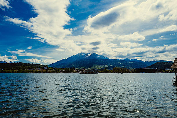 istock Scenic View Of Lake Against Cloudy Sky 670976267