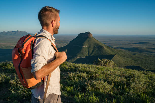istock Achievement at top of mountain 670978024