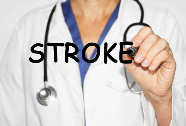 istock Doctor writing word Stroke, Medical concept 670987758