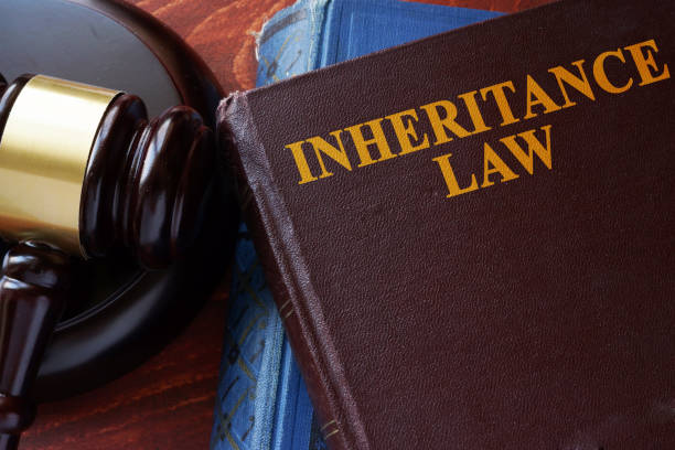 istock Inheritance law title on a book and gavel. 670988234