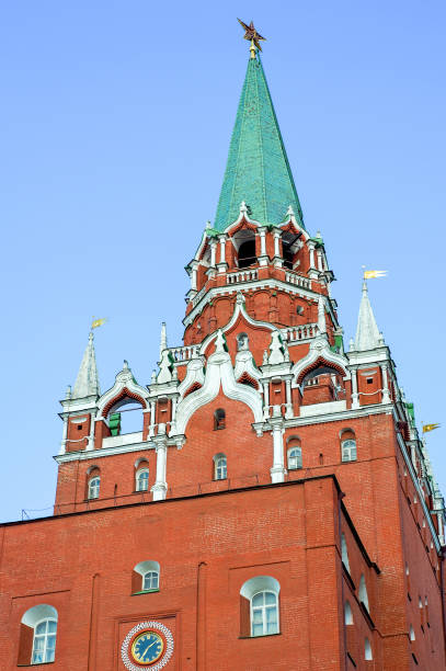 istock Trinity Tower in Moscow Kremlin, Russia 671002788