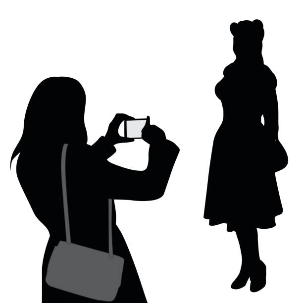 40+ 1950s Woman On Phone Illustrations, Royalty-Free Vector Graphics ...