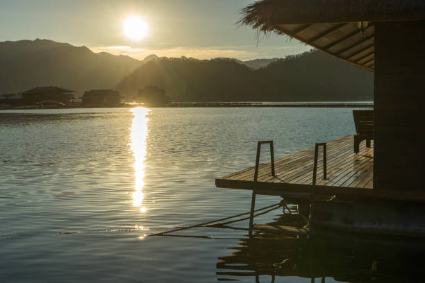 istock Sunset at Srinakarin Dam National Park 671108612