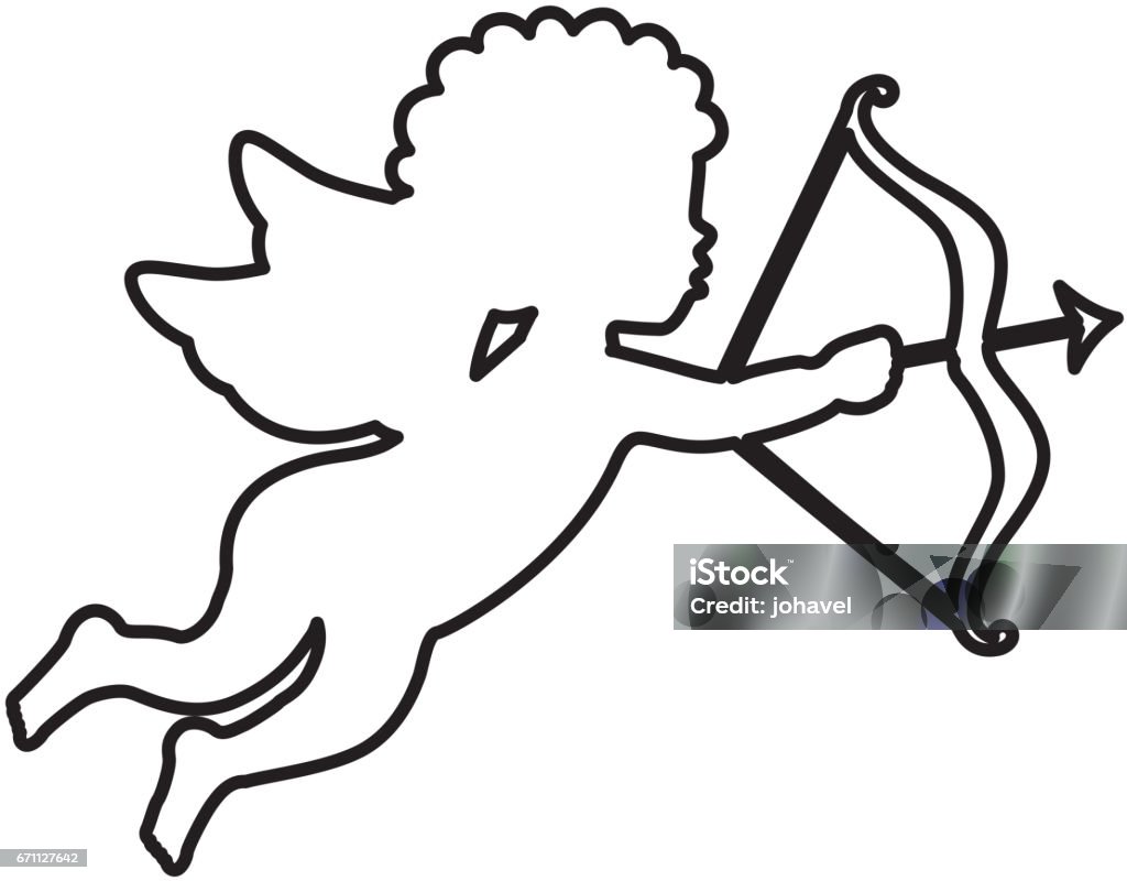 Biểu Tượng Hình Thiên Thần Cupid Hình minh họa Sẵn có - Tải xuống ...