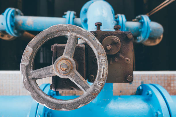 istock valve at water treatment plant 671135996