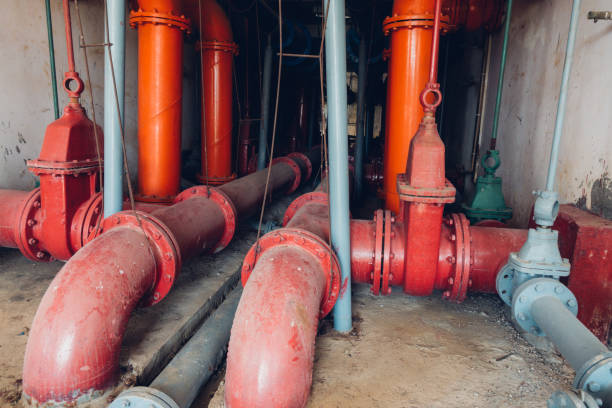 istock Water Pipeline in Water Treatment Plant 671136232