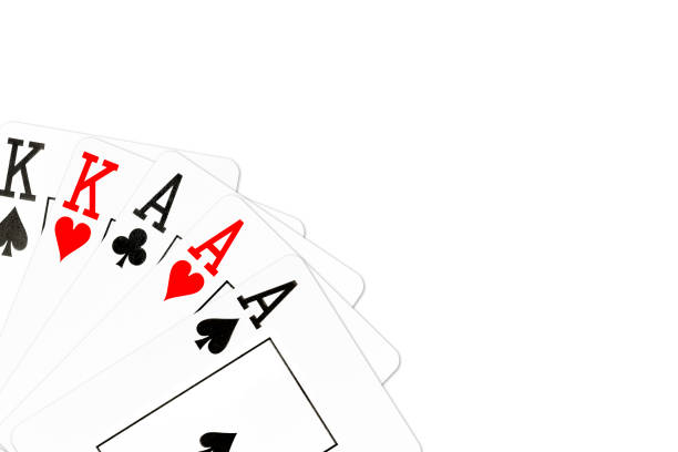 istock poker hand full house of aces and kings 671143708