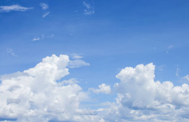 istock blue sky and cloud with  raincloud beautiful in nature background 671143988