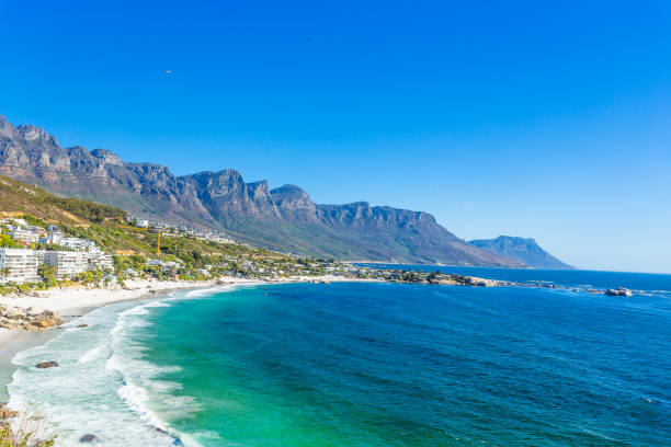 istock Clifton beach without people at noon 671146360