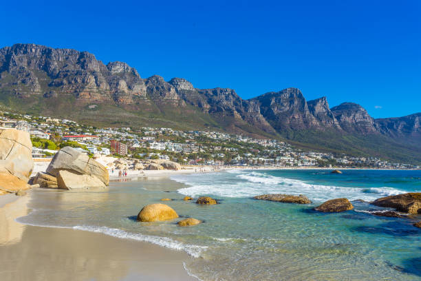 istock Clifton beach without people at noon 671156400