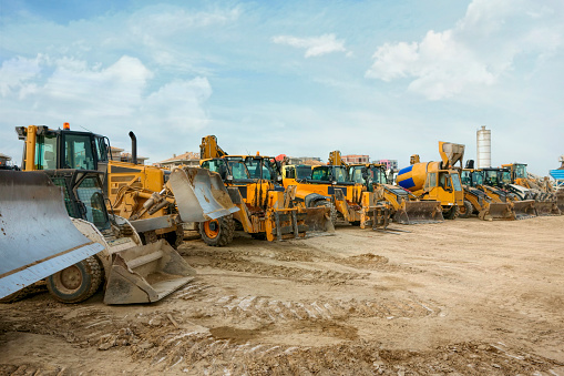 construction machinery park