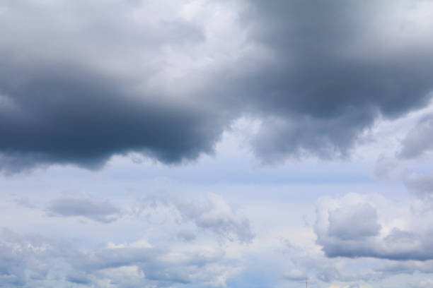 istock blue sky and cloud with  raincloud beautiful in nature background 671160284