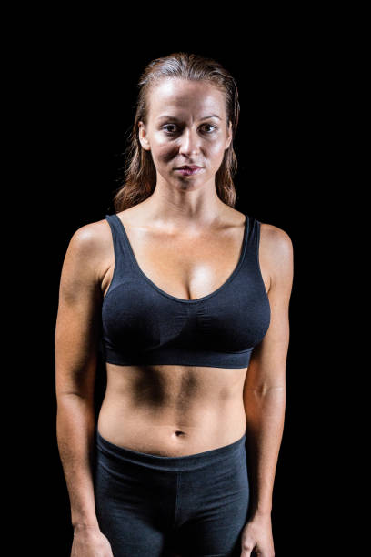 istock Portrait of serious athlete 671162862