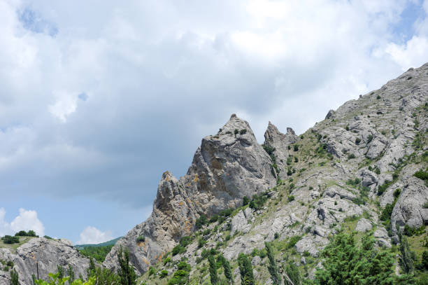 istock Rocky mountain landscape in Crimea, Russia 671167430