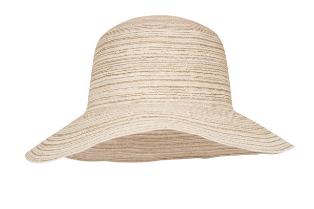 istock Straw hat fashion for women 671167666