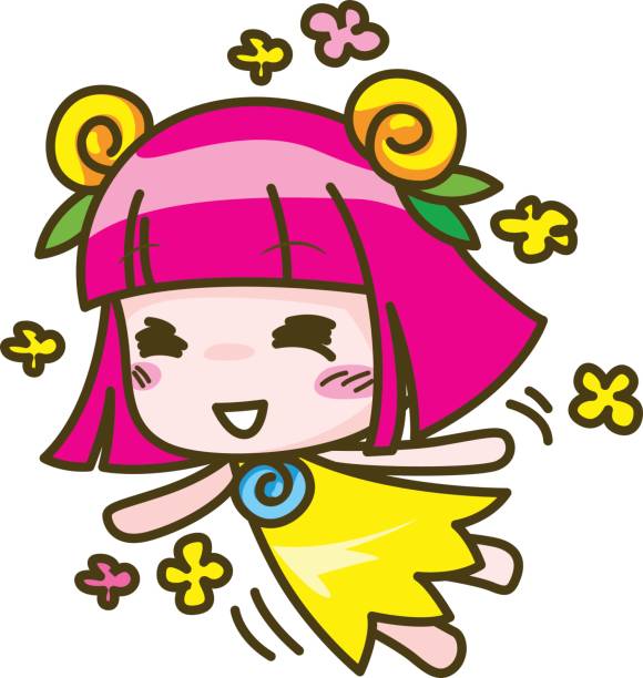 istock girl kids cartoon collection, Vector illustration 671167688