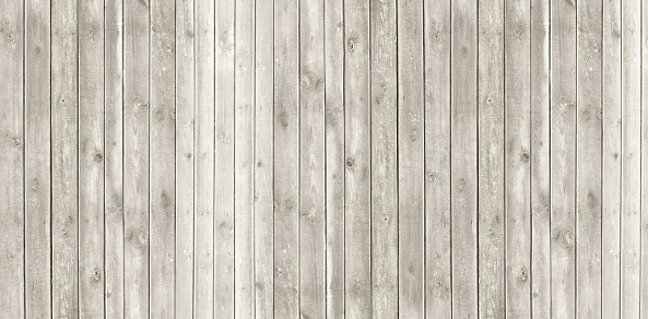 Vintage whitewash painted rustic old wooden  plank wall  textured background. Faded natural wood board panel structure.