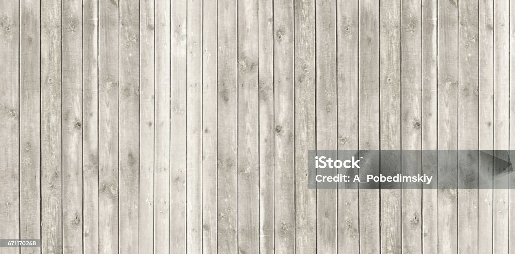 Vintage whitewash painted rustic old wooden  plank wall  textured background. Faded natural wood board panel structure. Vertical Stock Photo