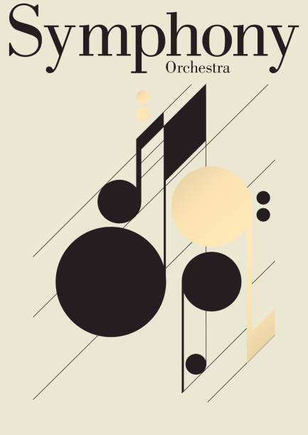 Symphony Music Festival Template Vector Illustration orchestra stock illustrations