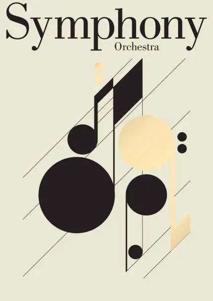 Vector illustration of Symphony Music Festival Template