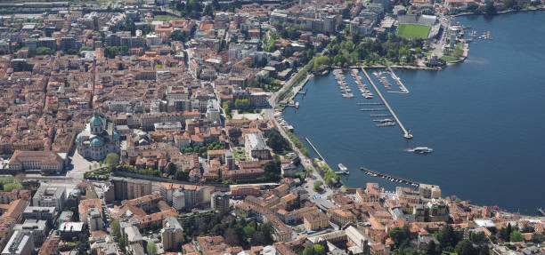 istock Aerial view of Como 671176694