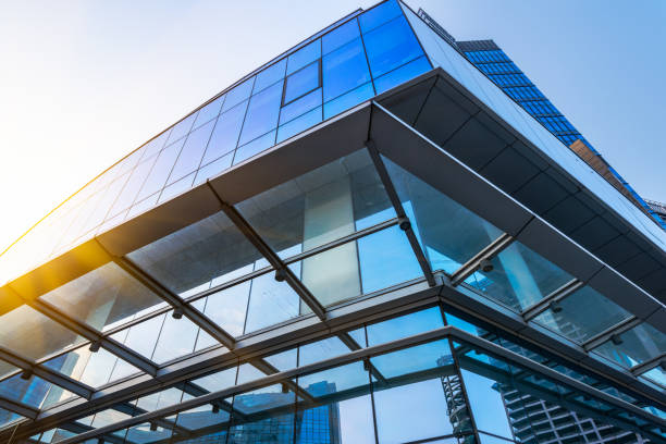 istock low angle view of skyscrapers 671176716