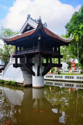 The One Pillar Pagoda is one of most iconic temple in Vietnam