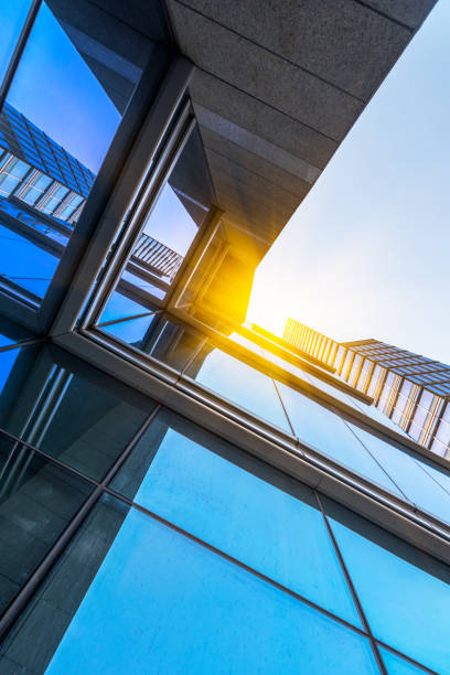 istock low angle view of skyscrapers 671183168