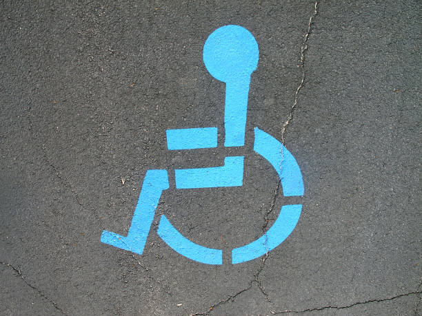 istock handicap icon on the road 671193116