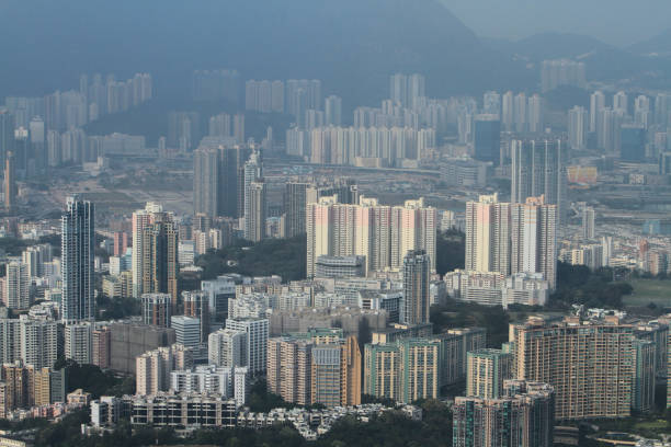 istock Kowloon side view Hong kong isaland at ICC 671195942