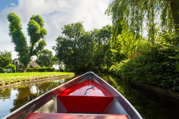 istock Detailed Sailboat in Canal 671200640
