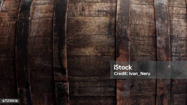 Brown Barrel Texture Stock Photo - Download Image Now - Barrel, Whiskey, Backgrounds