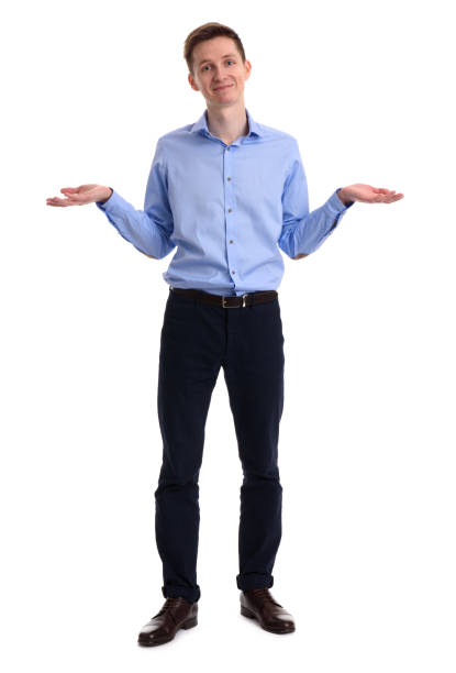 istock full length of a confused young man 671211324