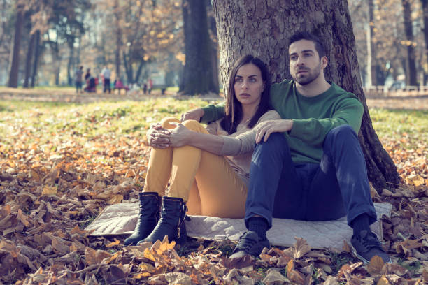 istock Young Couple in the Park 671217158