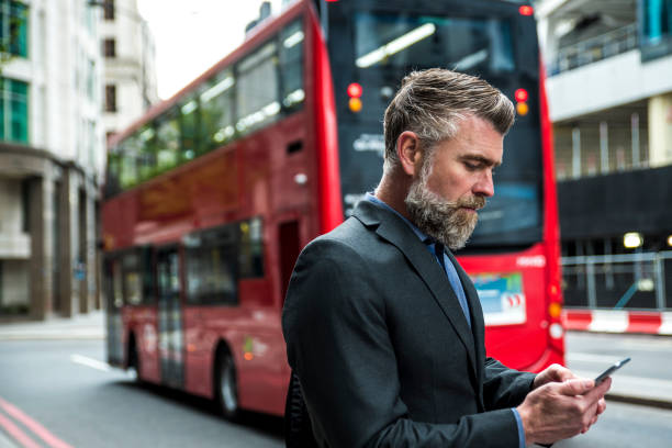 istock Businessman in London 671218550