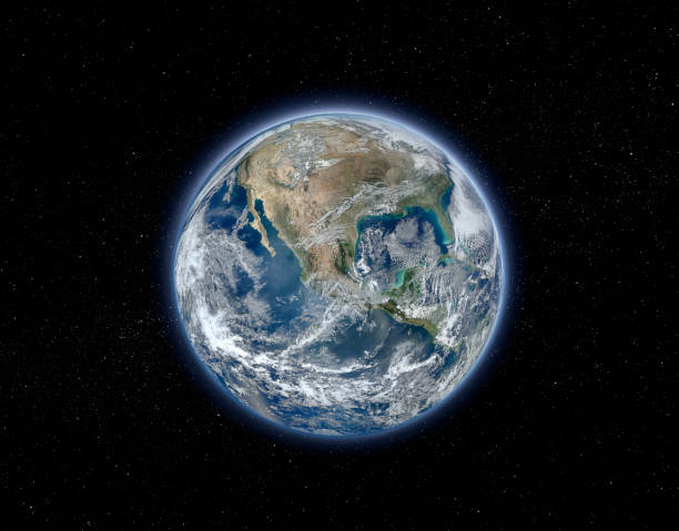istock Planet Earth, North America view from space (Elements of this image furnished by NASA) 671273882