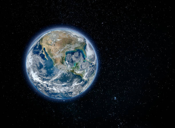 istock Planet Earth, North America view from space (Elements of this image furnished by NASA) 671274086