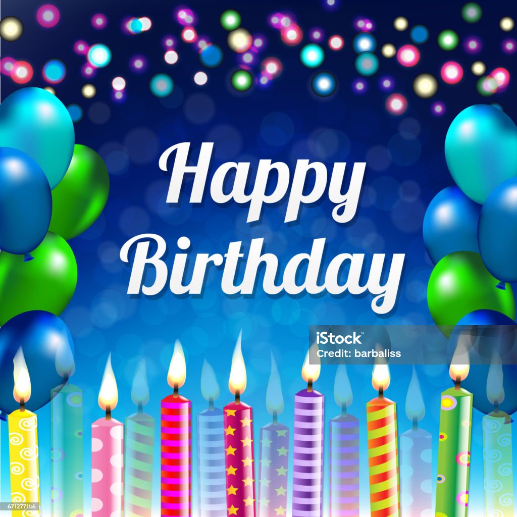 Happy Birthday Banner Stock Illustration - Download Image Now ...