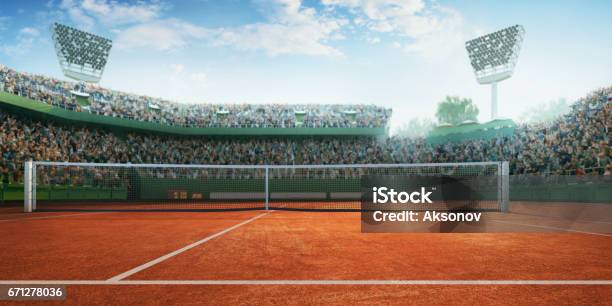 Tenis Corte Foto de stock y más banco de imágenes de Tenis - Tenis, Pistas, Estadio