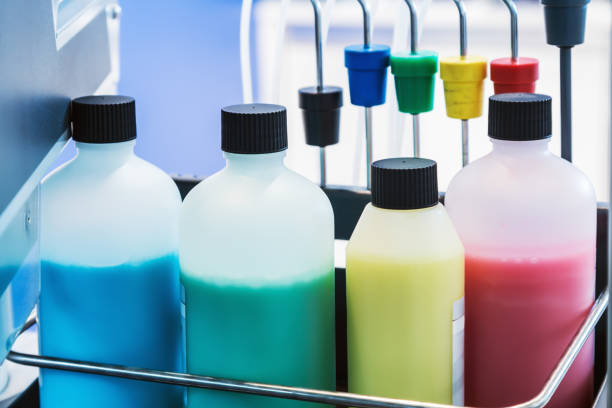 istock Medical and laboratory equipment for experiments 671282276