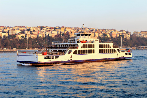 Ferryboats at The Istanbul Bosphorus, Turkey