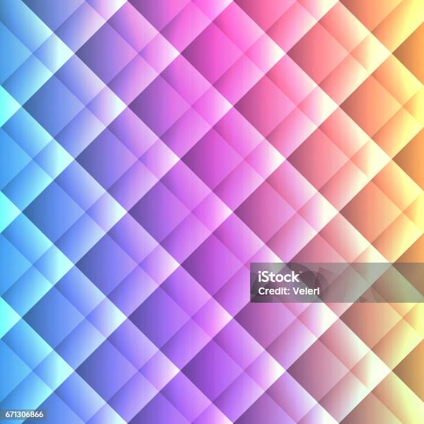 Abstract Vector Background With Triangles And Bright Gradient ...