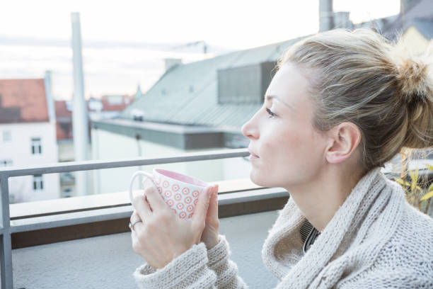 istock A young German mother contemplating on her penthouse balcony 671316800