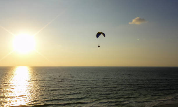 istock Netanya beach at sunset. Mediterranean seashore in Israel 671327382