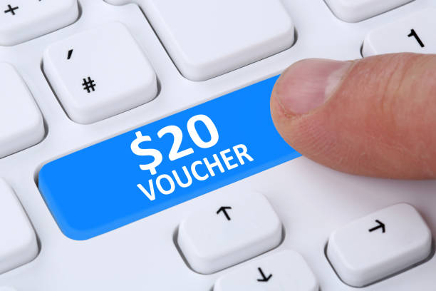 istock 20 Dollar voucher gift discount sale online shopping e-commerce internet 671334084