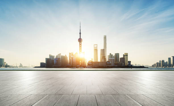 istock Shanghai city road 671334128