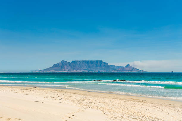 istock Table Mountain as seen from Bloubergstrand 671337854
