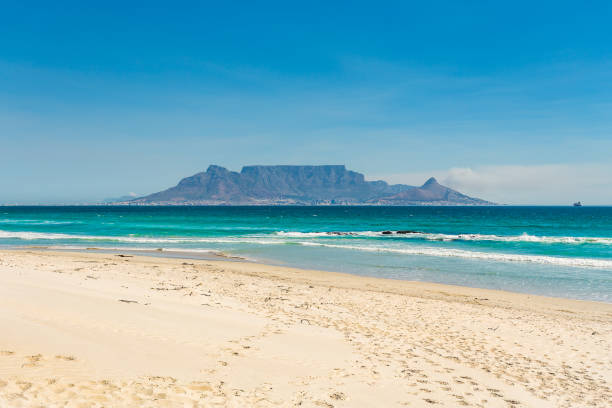 istock Table Mountain as seen from Bloubergstrand 671338396