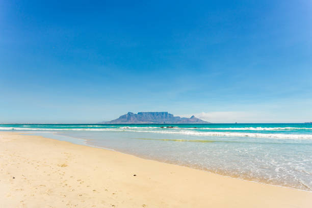 istock Table Mountain as seen from Bloubergstrand 671342798