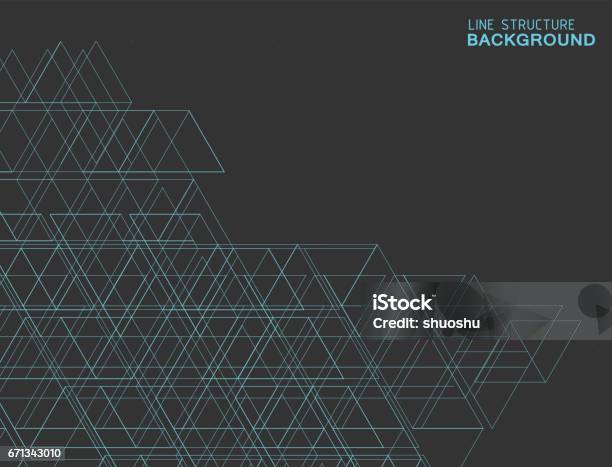 Structural Framework Abstract Background Abstract Line Structure Background Stock Illustration - Download Image ...